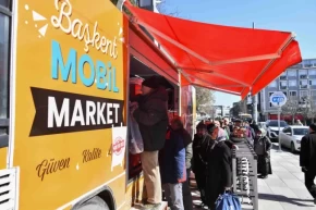 Başkentliler mobil marketlerde yerli etle buluşuyor