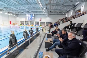 Göztepenin Avrupa zaferine Başkan Tugay da eşlik etti