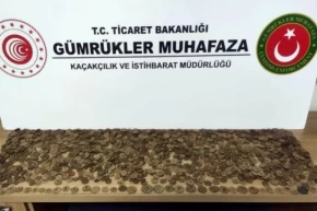 İzmirden İtalyaya kaçırılacaktı 7 bin 550 sikke ve figür ele geçirildi