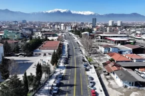 Denizli Çal Caddesi yenilenen yüzüyle ulaşıma açıldı