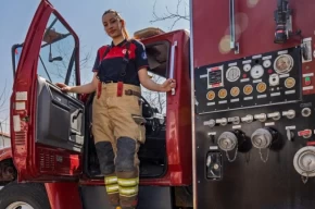 Alevlere meydan okuyan kadın... İzmirde cesaretiyle örnek