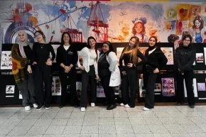 Liseli öğrencilerden 8 Mart farkındalığı