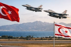 Türkiyeden KKTCye askeri takviye 6 adet F-16 KKTCye konuşlandırıldı