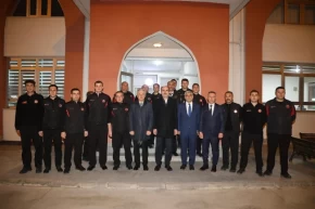 Konyada Başkan Altaydan gece mesaisi ziyareti