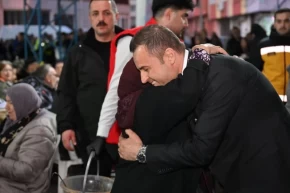 Balıkesirde Bereket Sofrası Edremitte kuruldu