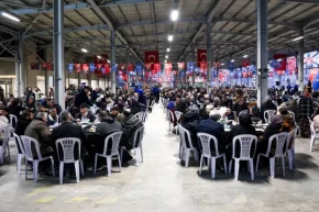 Bursa Büyükşehirin kardeşlik sofrası Yenişehirde kuruldu