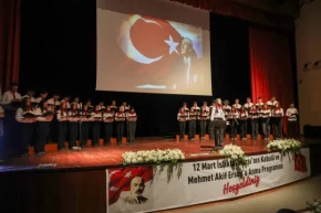 Artvinde İstiklal Marşının kabulünün 105. yılı kutlandı