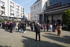 İzmir İl Milli Eğitimde tahliye tatbikatı gerçekleştirildi