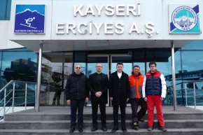 Kayseride Ulaştırma Bakan Yardımcısına Erciyes sunumu