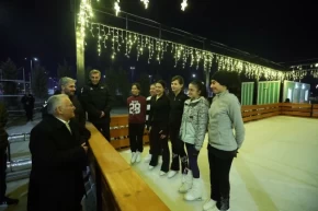 Kayseri ye açık hava buz pateni pisti geliyor