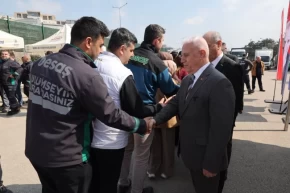 Bursa Büyükşehir ailesi bayramlaştı