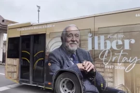 İETTden İlber Ortaylıya saygı otobüsü