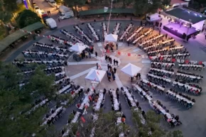 İzmir Bornovada Kadir Gecesinde büyük iftar buluşması