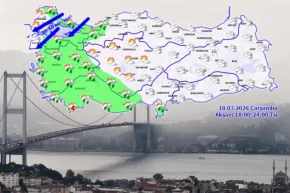 Hava değişiyor, yağmur geliyor