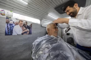 Mersinde bayram öncesi mobil kuaför hizmeti