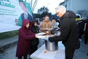 Bursa Osmangazide gönül sofrası kuruldu