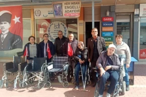 Edirne Keşanda bayram öncesi engellileri sevindirdi