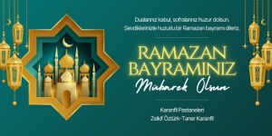 Karanfil Pastaneleri bayram tebriği