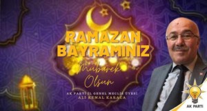 Ali Kemal Karaca bayram tebriği