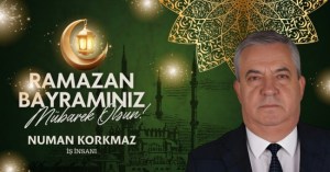 Numan Korkmaz bayram tebriği