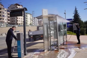 Kocaelide 4 bin 303 durak hijyenik hale getiriliyor