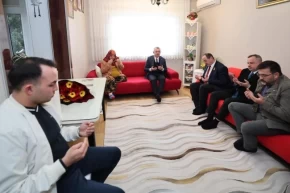 Başkan Büyükakından şehit ailesine bayram ziyareti