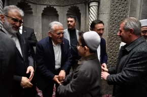 Kayseri protokolünden bayram buluşması