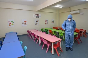 Bursa Osmangazide kreşlerde hijyen çalışmaları kesintisiz sürüyor