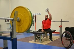 Milli halterci Faruk Öztürkün hedefi Olimpiyat Madalyası