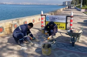 Kocaeli Değirmendere sahilinde hummalı çalışma