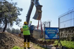 Mersinde MESKİ atık su altyapısı çalışmalarını sürdürüyor