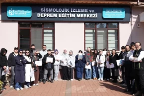 Kocaelide Beyaz Kalpler afet gerçeğini deneyimledi