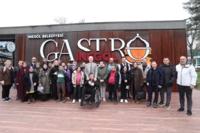 Bursa İnegölde Başkan Taban engelli öğrencilerle kahvaltıda buluştu