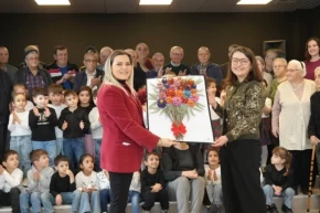 Eskişehirde miniklerden büyük yüreklere dokunan ziyaret