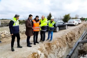 Denizli Uzunpınarda modern içme suyu yatırımı hızla yükseliyor