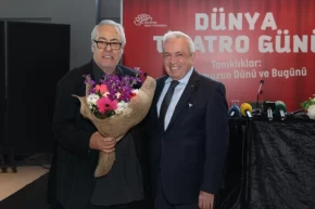 Rutkay Aziz Dünya Tiyatro Gününde Nilüferlilerle buluştu