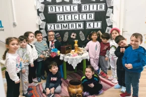 İstanbul Maltepede kreşlerdeki minikler büyükleriyle buluştu