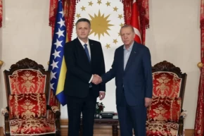 Cumhurbaşkanı Erdoğan, Beçiroviçi Dolmabahçede ağırladı