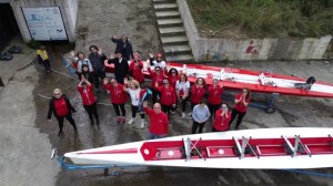 Gülüçte kano kürek yarışları nefes kesti