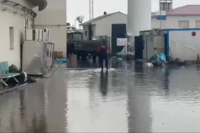 Ağrıda su taşkınlarına müdahale