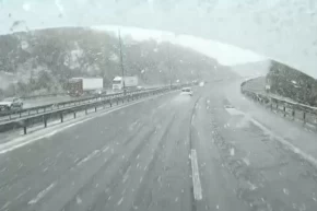 Ankara–Bolu hattında kar mesaisi