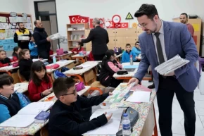 Konya Karatayda ilkokul öğrencilerine sıfır atık bilinci