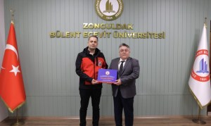 Elvanpazarcık Belediye Başkanı Ümit Uzundan Rektör Özölçere Ziyaret