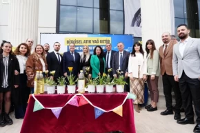 Manisada atık yağı getirip suyu kurtardılar