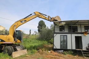 Bursa Nilüfer Gölyazıda kaçak yapılara geçit yok