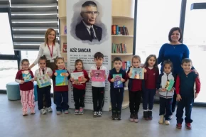 İzmir Aliağada Kütüphane Haftasına özel etkinlik