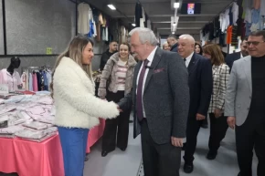 Bursa Nilüferin 8inci giyim pazarı Balatta açıldı