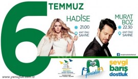 6 Temmuzda Hadise ve Murat boz sahne alacak
