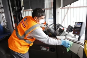 Antalya Büyükşehirden hijyenik ulaşım hizmeti