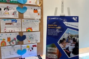 Çocukların çizgileri iki şehir arasında umut köprüsü kurdu